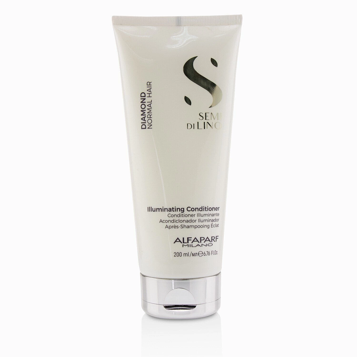 AlfaParf Semi Di Lino Diamond Illuminating Conditioner (Normal Hair) 1000ml/33.8oz 3 AlfaParf Semi Di Lino Diamond Illuminating Conditioner (Normal Hair) 1000ml/33.8oz - Image 3