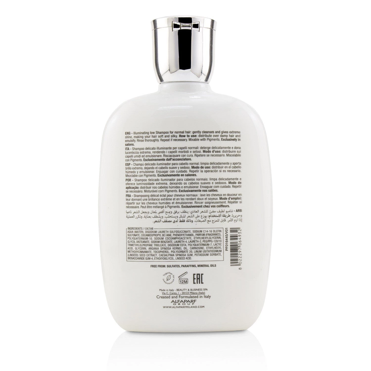 AlfaParf Semi Di Lino Diamond Illuminating Low Shampoo (Normal Hair) 250ml/8.45oz 2 AlfaParf Semi Di Lino Diamond Illuminating Low Shampoo (Normal Hair) 250ml/8.45oz - Image 2