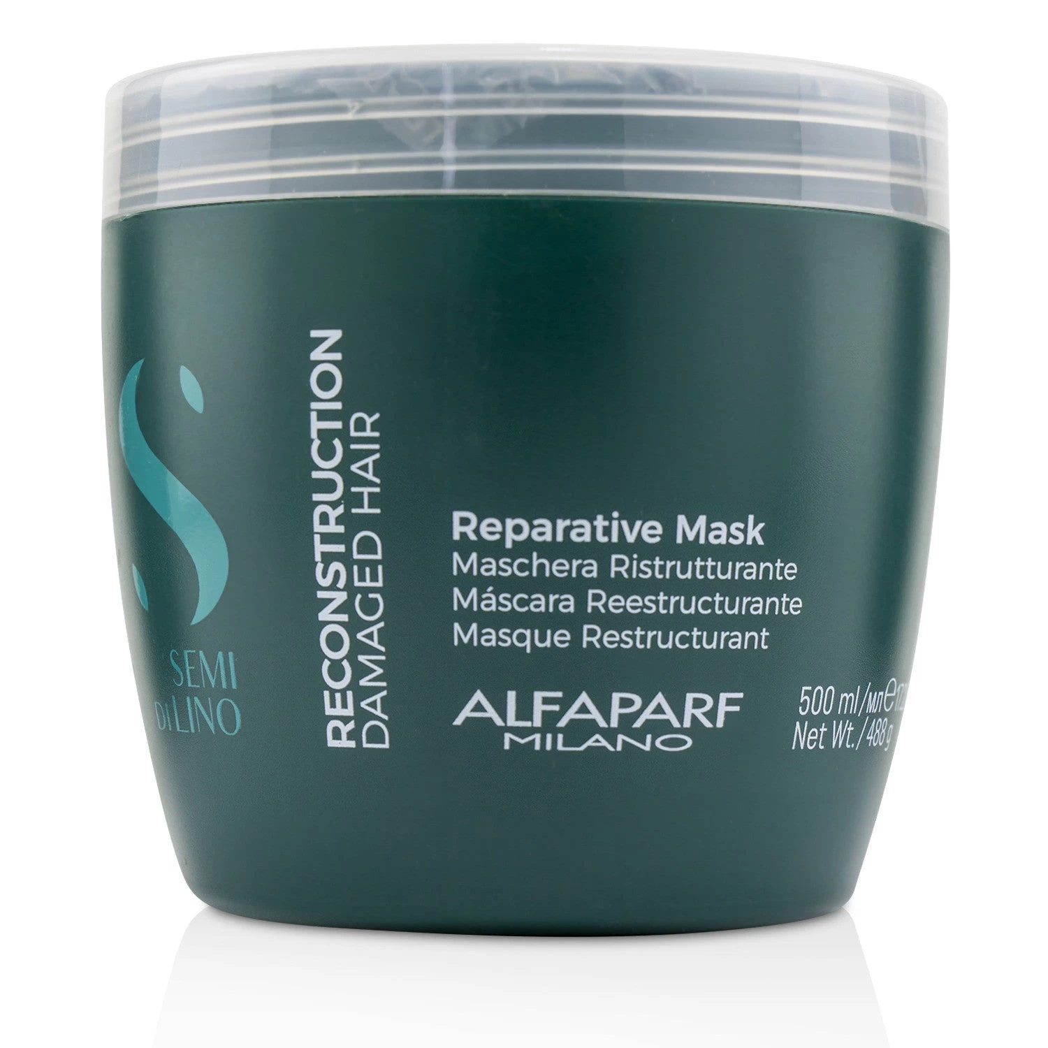 AlfaParf Semi Di Lino Reconstruction Reparative Mask (Damaged Hair) 200ml/6.88oz 3 AlfaParf Semi Di Lino Reconstruction Reparative Mask (Damaged Hair) 200ml/6.88oz - Image 3