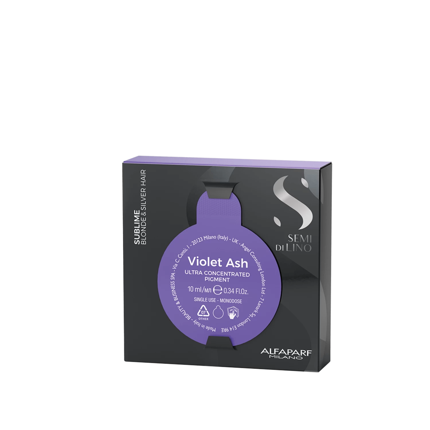 Alfaparf Milano - Violet Ash Ultra Concentrated Pigment 1 Alfaparf Milano - Violet Ash Ultra Concentrated Pigment