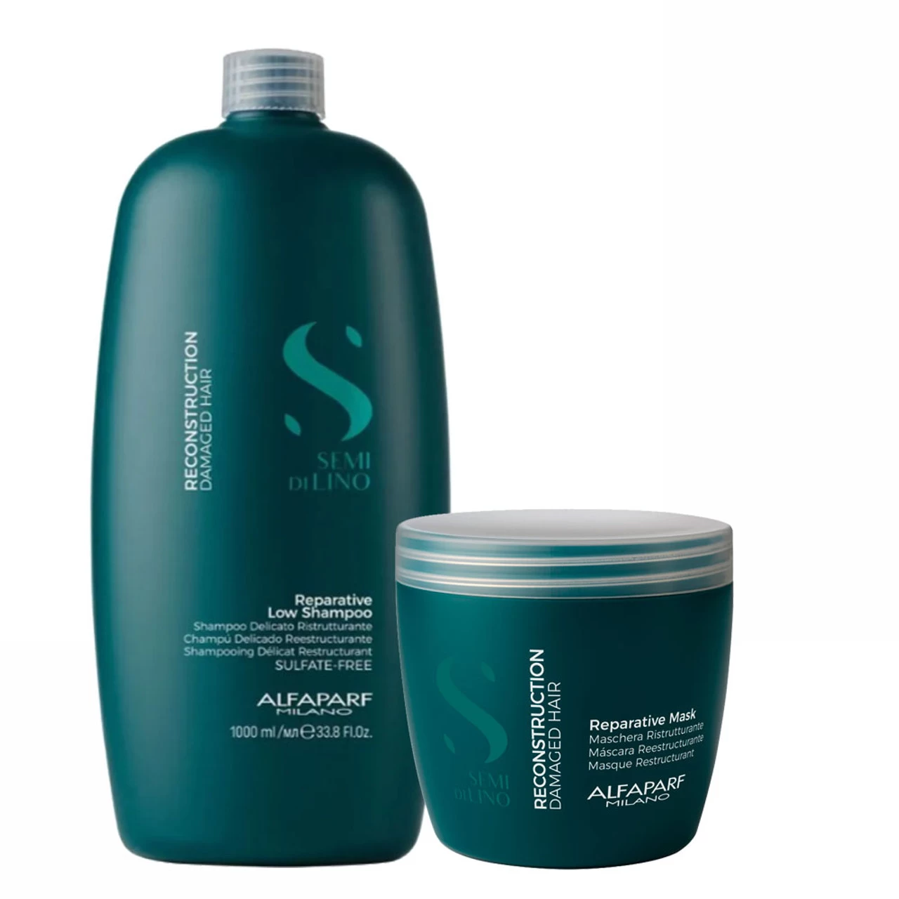 Kit Alfaparf Shampoo Mask Semi Di Lino Reconstruction Damaged Hair Reparative Complete Hydration 1 Kit Alfaparf Shampoo Mask Semi Di Lino Reconstruction Damaged Hair Reparative Complete Hydration