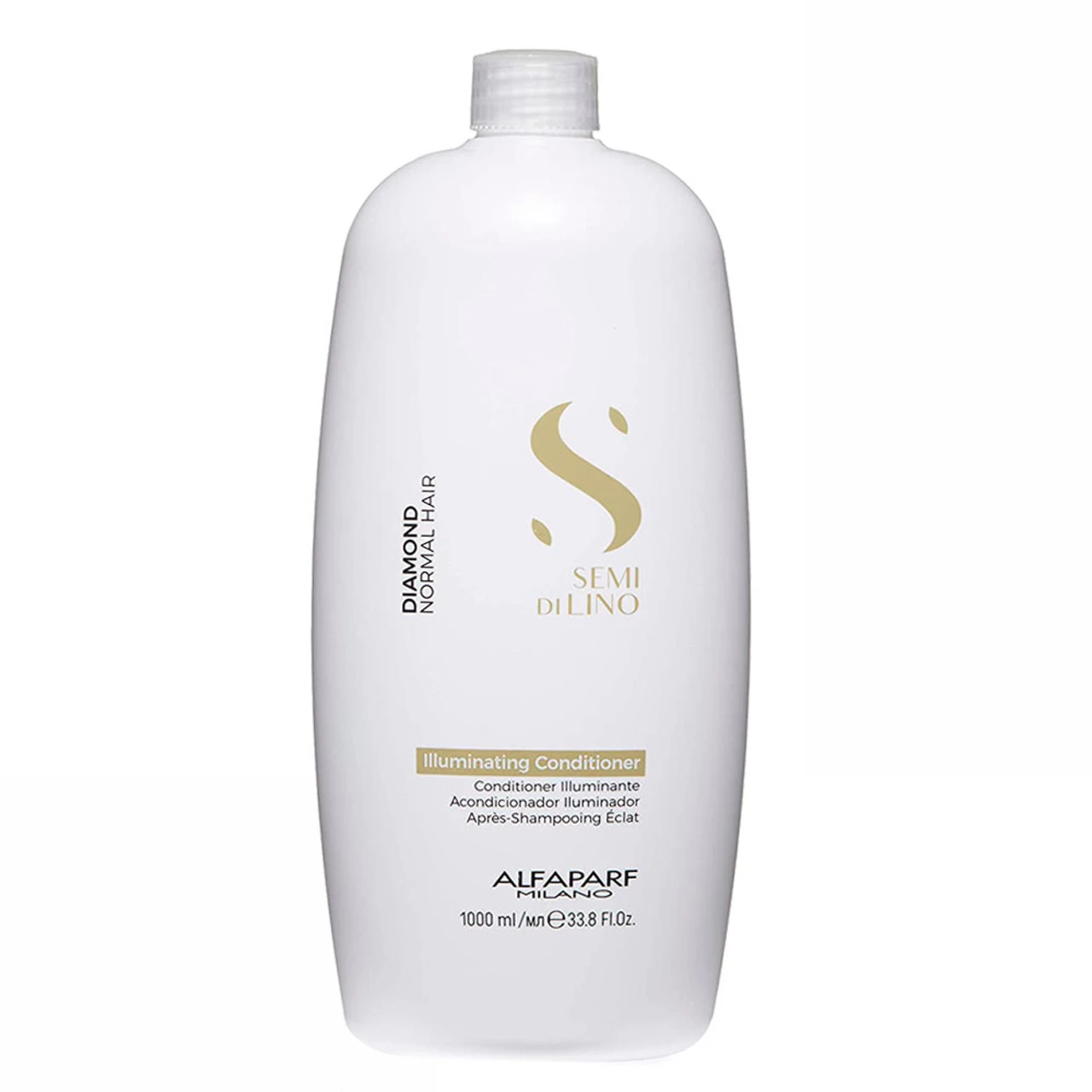 Alfaparf Conditioner Semi Di Lino Diamond Normal Hair Illuminating Hydration Hair Care 1L/33.8fl.oz 1 Alfaparf Conditioner Semi Di Lino Diamond Normal Hair Illuminating Hydration Hair Care 1L/33.8fl.oz