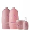 Kit Alfaparf Semi Di Lino Moisture Dry Hair Nutritive Complete Hydration Professional Use Hair Care