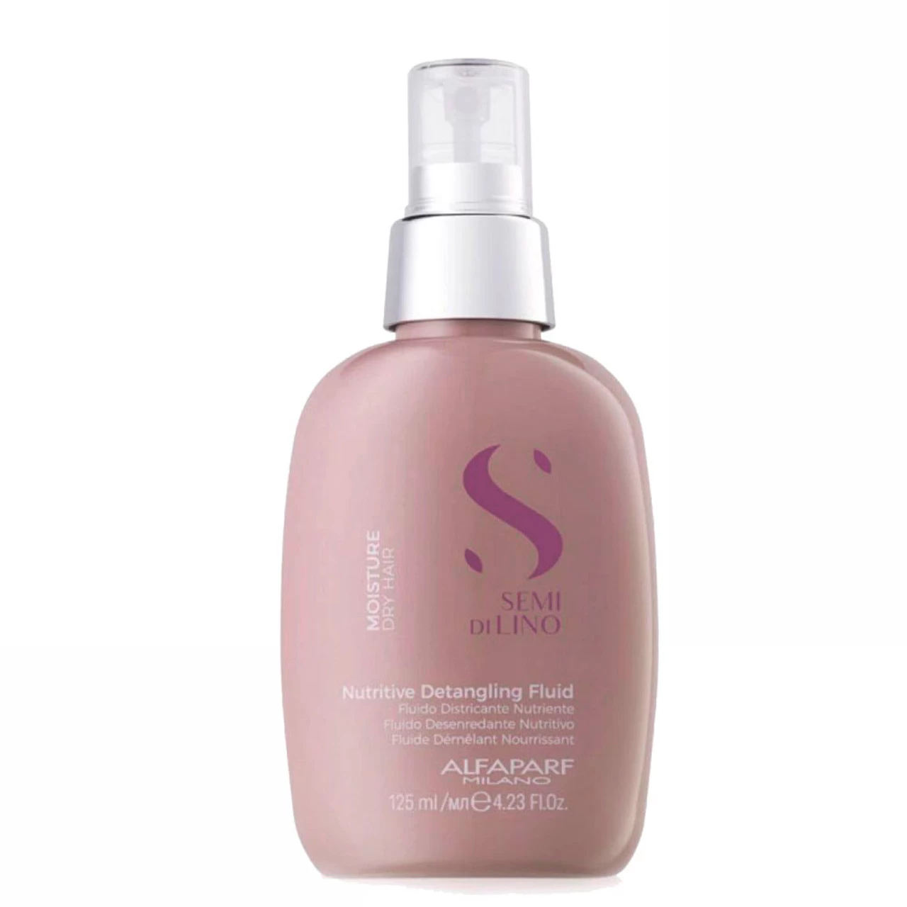 Alfaparf Fluid Semi Di Lino Moisture Dry Hair Nutritive Detangling Fluído Desembaraçante 125ml/4.23fl.oz 1 Alfaparf Fluid Semi Di Lino Moisture Dry Hair Nutritive Detangling Fluído Desembaraçante 125ml/4.23fl.oz