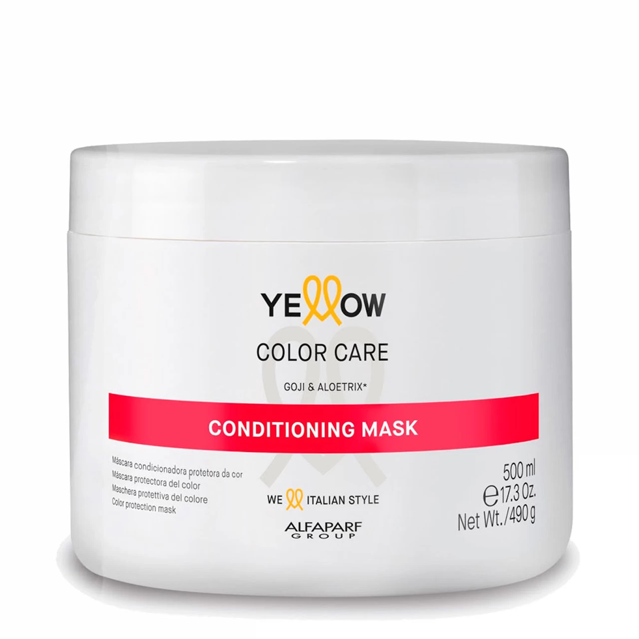 Alfaparf Conditioning Mask Yellow Color Care Protetor Cor Goji E Aloetrix Hair Care 500ml/17.3fl.oz 1 Alfaparf Conditioning Mask Yellow Color Care Protetor Cor Goji E Aloetrix Hair Care 500ml/17.3fl.oz
