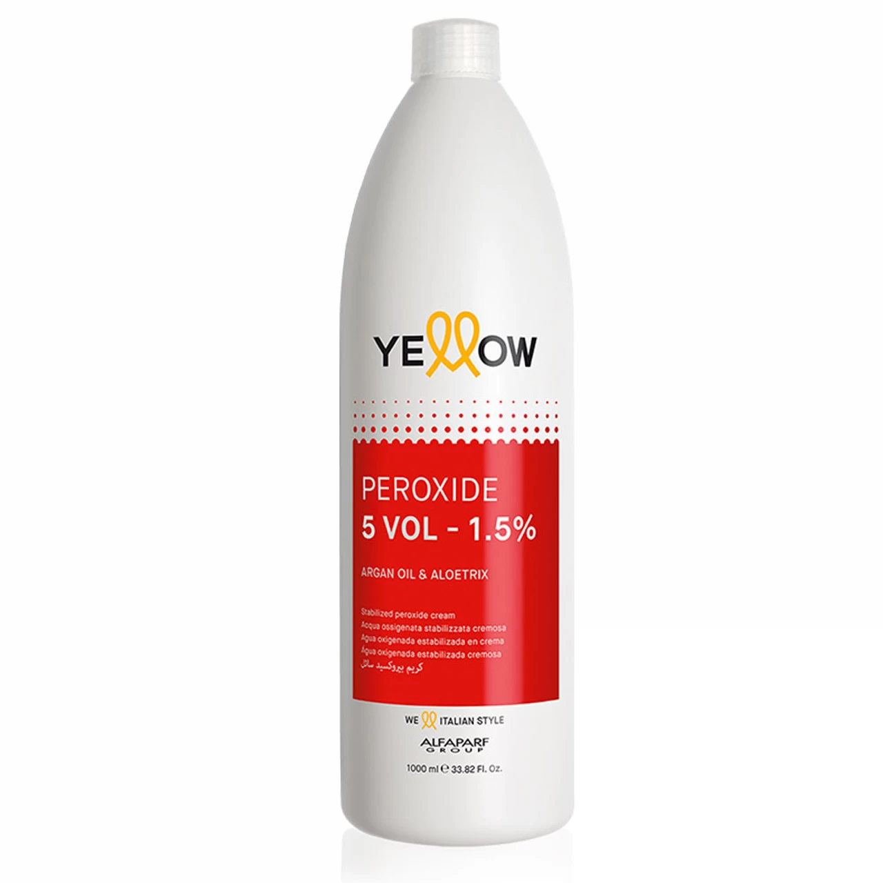 Kit Alfaparf Yellow Peroxide Salon Argan Oil Aloetrix Oxidantes Professional Use 5x1L/5x33.8fl.oz 2 Kit Alfaparf Yellow Peroxide Salon Argan Oil Aloetrix Oxidantes Professional Use 5x1L/5x33.8fl.oz - Image 2