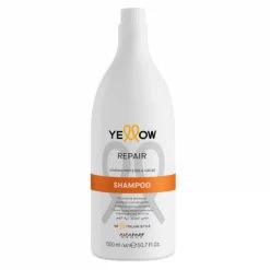 Alfaparf Shampoo Yellow Repair With Almond Proteins & Cacao Deep Cleasing Hair Care 1.5L/50.7fl.oz