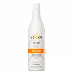 Alfaparf Shampoo Yellow Repair With Almond Proteins Cacao Deep Cleasing Hair Care 500ml/16.9fl.oz